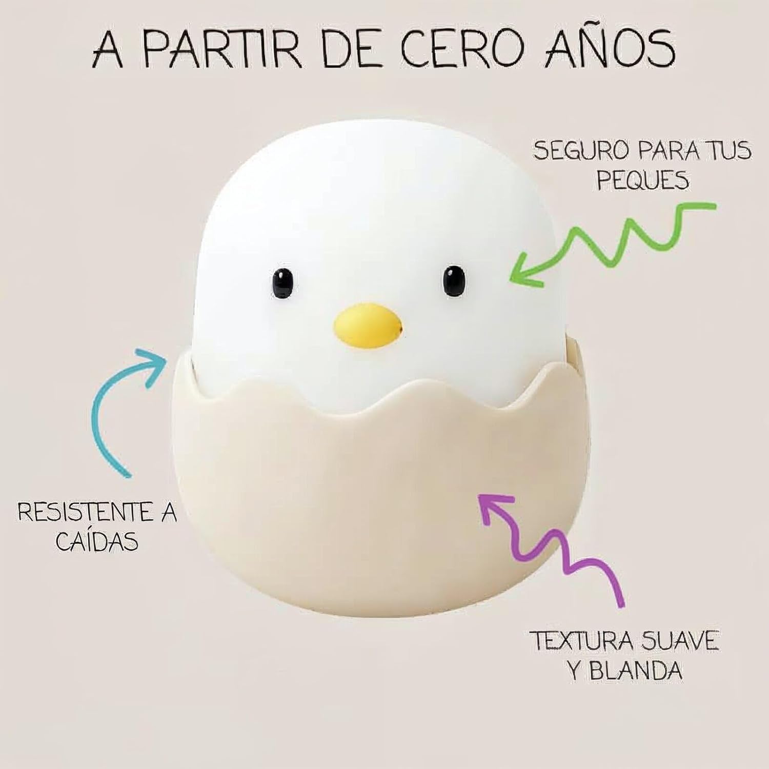 Luz Bebe Nocturna Quitamiedos