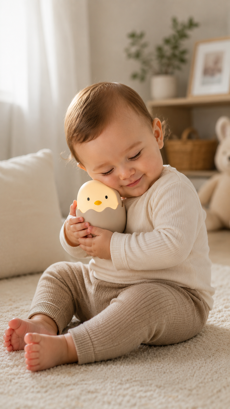 Niña con Pollito